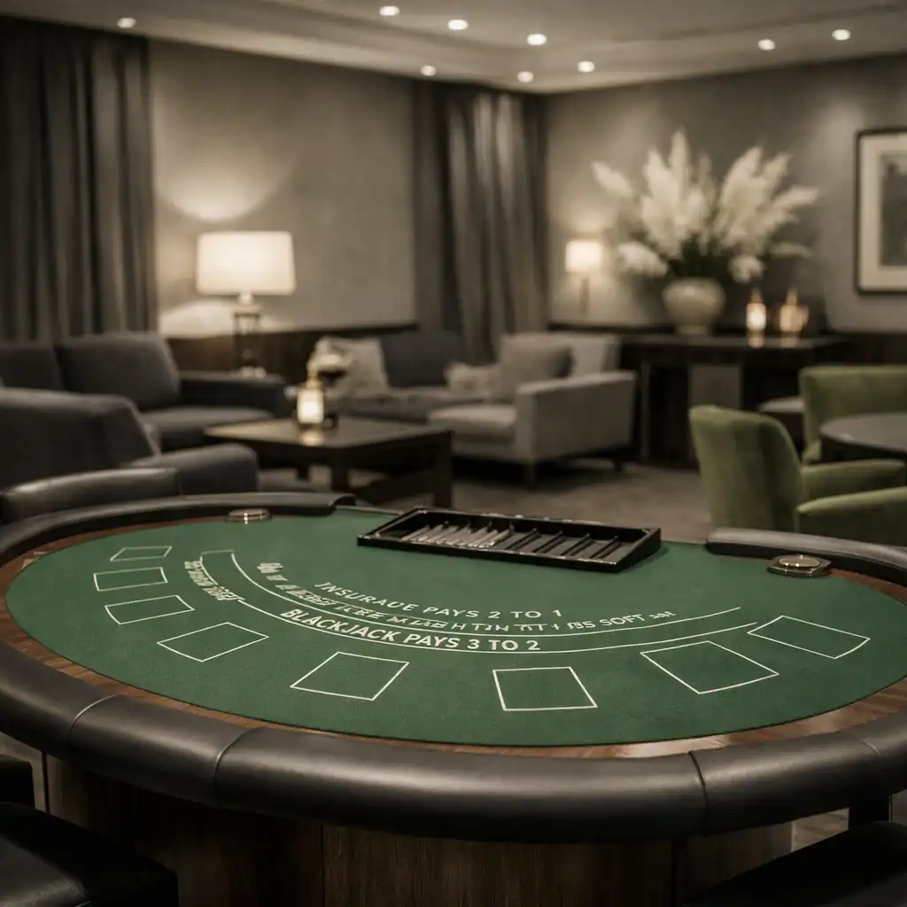 Physischer Casino-Bereich mit Spieltisch in der VERANSTALVEX Eventlocation